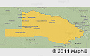 Savanna Style Panoramic Map of Pilcomayo