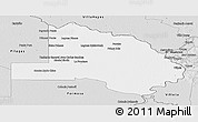 Silver Style Panoramic Map of Pilcomayo