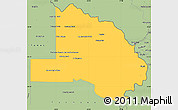 Savanna Style Simple Map of Pilcomayo