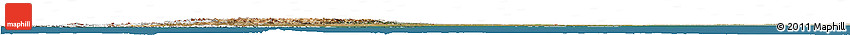 Satellite Horizon Map of Argentina, lighten, land only