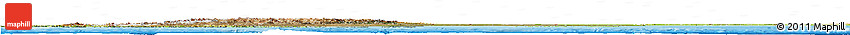 Satellite Horizon Map of Argentina, physical outside