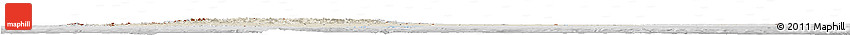 Shaded Relief Horizon Map of Argentina, lighten, desaturated