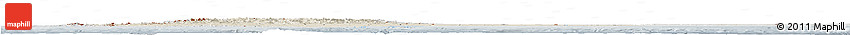 Shaded Relief Horizon Map of Argentina, lighten, semi-desaturated