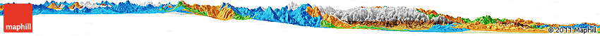 Physical Horizon Map of Jujuy, political outside