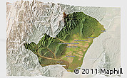 Satellite 3D Map of Ledesma, lighten