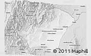 Silver Style 3D Map of Ledesma
