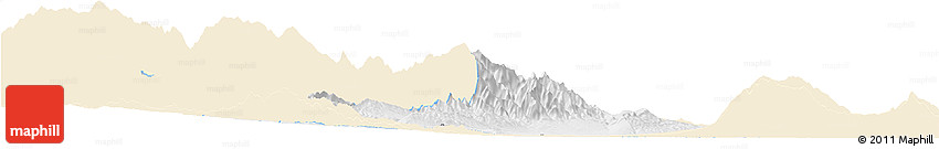 Classic Style Horizon Map of Ledesma, single color outside