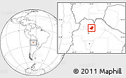 Blank Location Map of Ledesma