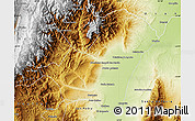 Physical Map of Ledesma