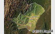 Satellite Map of Ledesma, darken