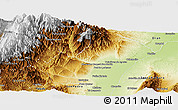 Physical Panoramic Map of Ledesma