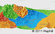 Political Panoramic Map of Ledesma