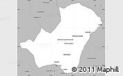 Gray Simple Map of Ledesma