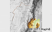 Physical Map of Jujuy, desaturated