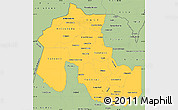 Savanna Style Simple Map of Jujuy