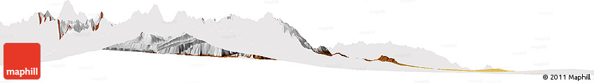 Physical Horizon Map of Lujan, cropped outside