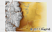 Physical 3D Map of San Carlos