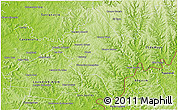 Physical 3D Map of Obera