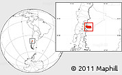 Blank Location Map of Lacar