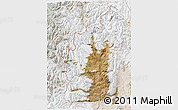 Satellite 3D Map of Minas, lighten