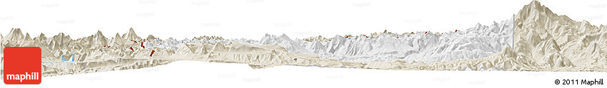 Classic Style Horizon Map of Minas
