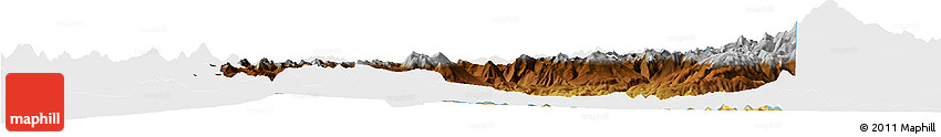 Physical Horizon Map of Minas, single color outside