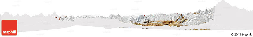 Satellite Horizon Map of Minas, cropped outside