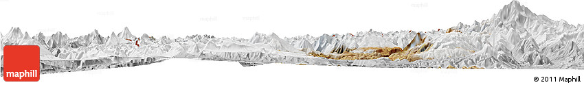 Satellite Horizon Map of Minas, lighten, desaturated