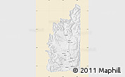Classic Style Map of Minas, single color outside