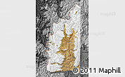 Satellite Map of Minas, darken, desaturated