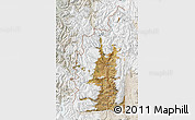 Satellite Map of Minas, lighten