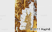 Satellite Map of Minas, physical outside