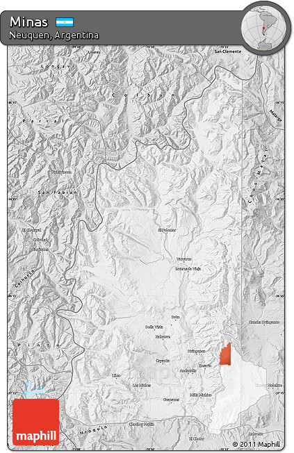 Silver Style Map of Minas