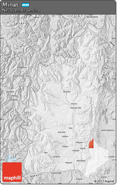 Silver Style Map of Minas