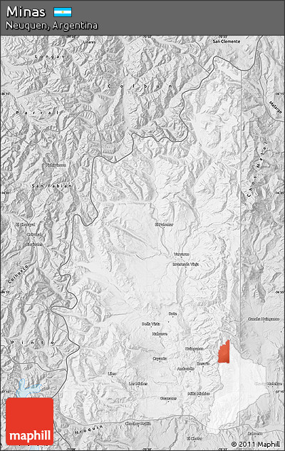 Silver Style Map of Minas