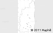 Blank Simple Map of Minas, cropped outside