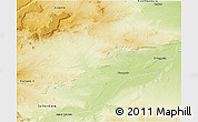 Physical 3D Map of Picun Leufu