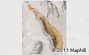 Satellite 3D Map of Valle Fertil, lighten, semi-desaturated