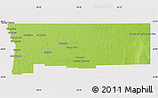 Physical Map of Alberdi, cropped outside