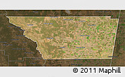 Satellite 3D Map of General Taboada, darken