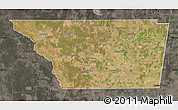 Satellite Map of General Taboada, darken, semi-desaturated