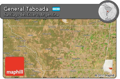 Satellite Map of General Taboada