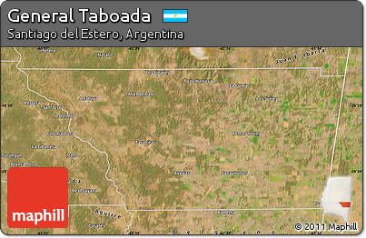 Satellite Map of General Taboada