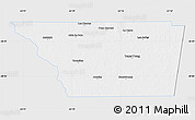 Silver Style Map of General Taboada, single color outside