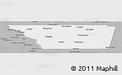 Gray Panoramic Map of General Taboada