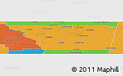 Political Panoramic Map of General Taboada