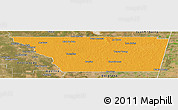 Political Panoramic Map of General Taboada, satellite outside