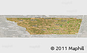 Satellite Panoramic Map of General Taboada, lighten, semi-desaturated