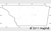 Blank Simple Map of General Taboada, cropped outside, no labels