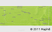 Physical Panoramic Map of Moreno